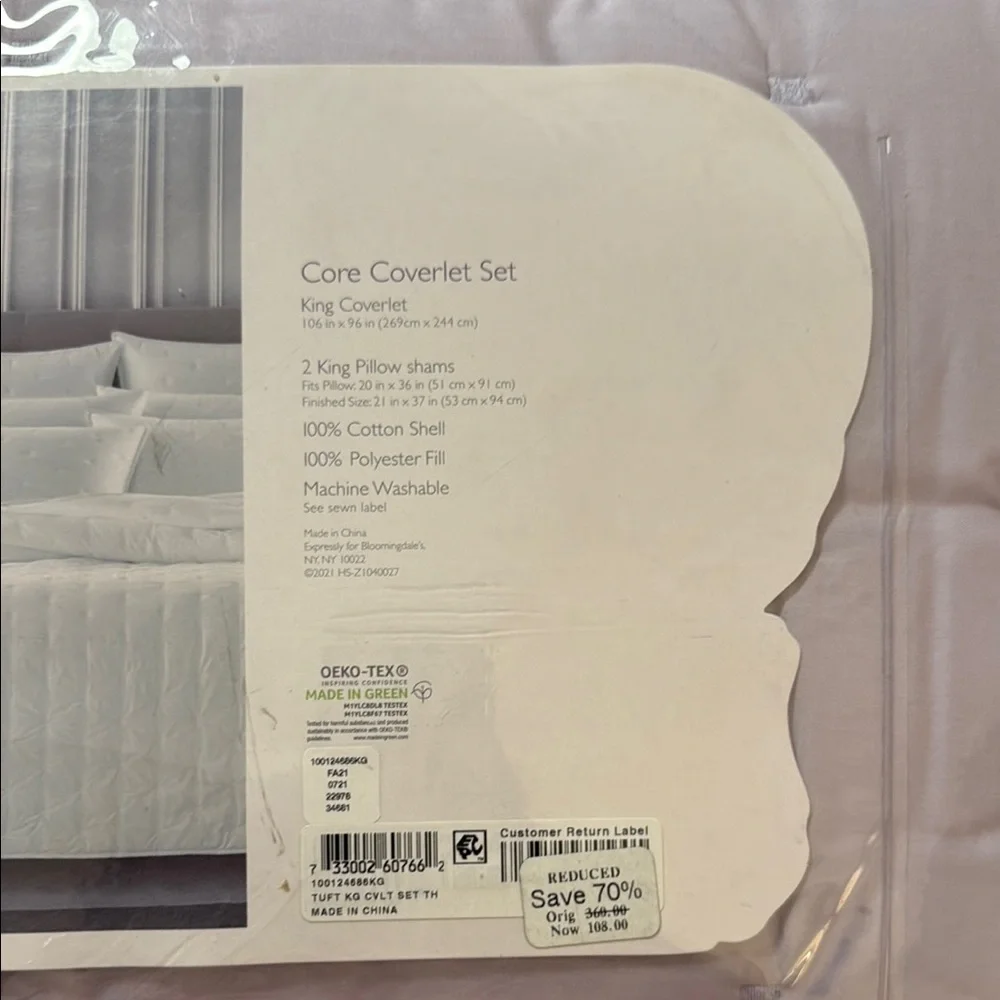 Sky Purple Comforter Set Luxurious Bedding include matching pillow shams